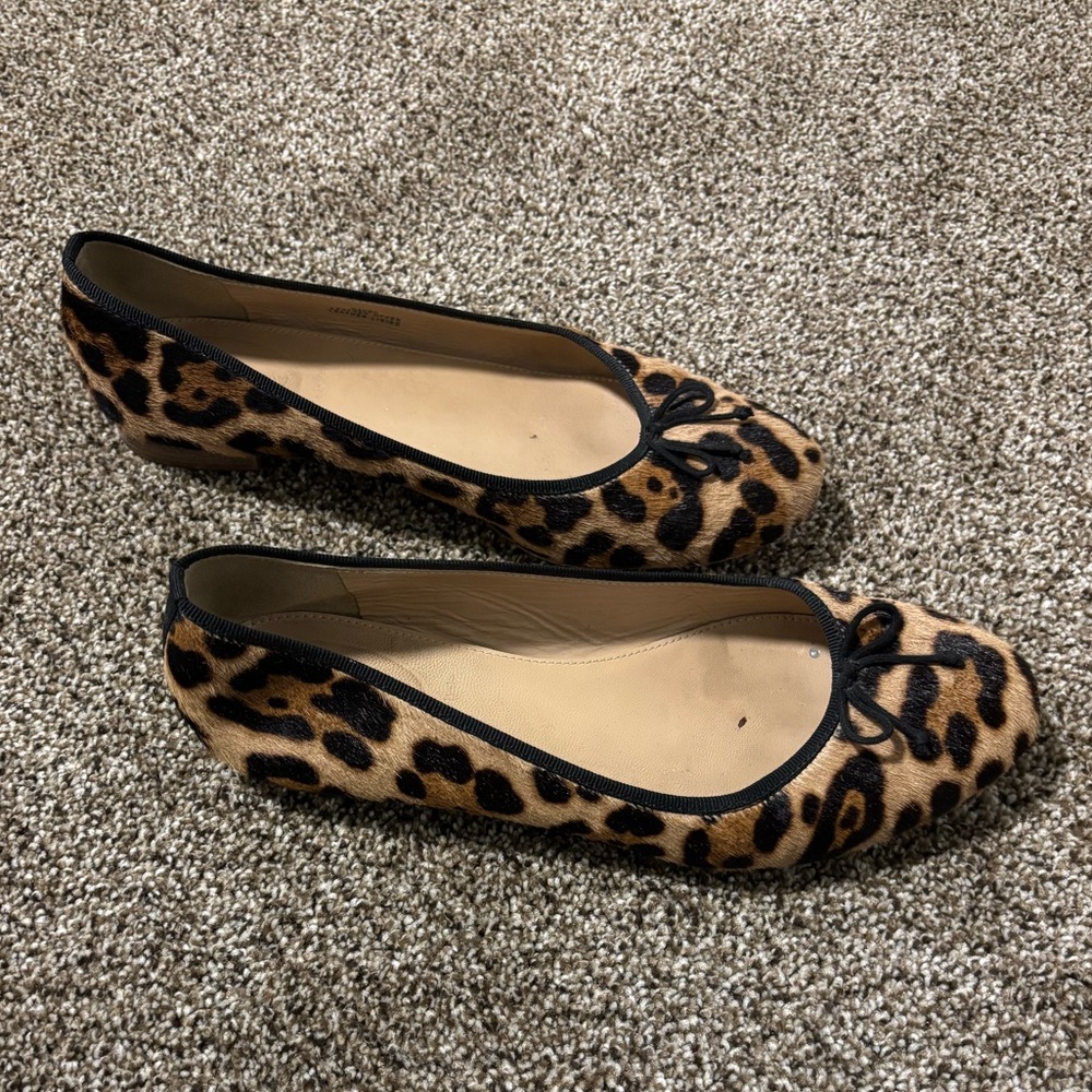 Collection Kiki calf hair ballet flats - j crew